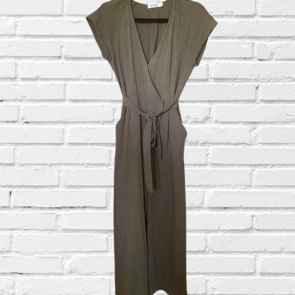 Army green jumpsuit